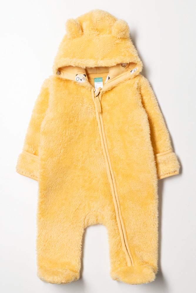 Fleece Babygrow Yellow