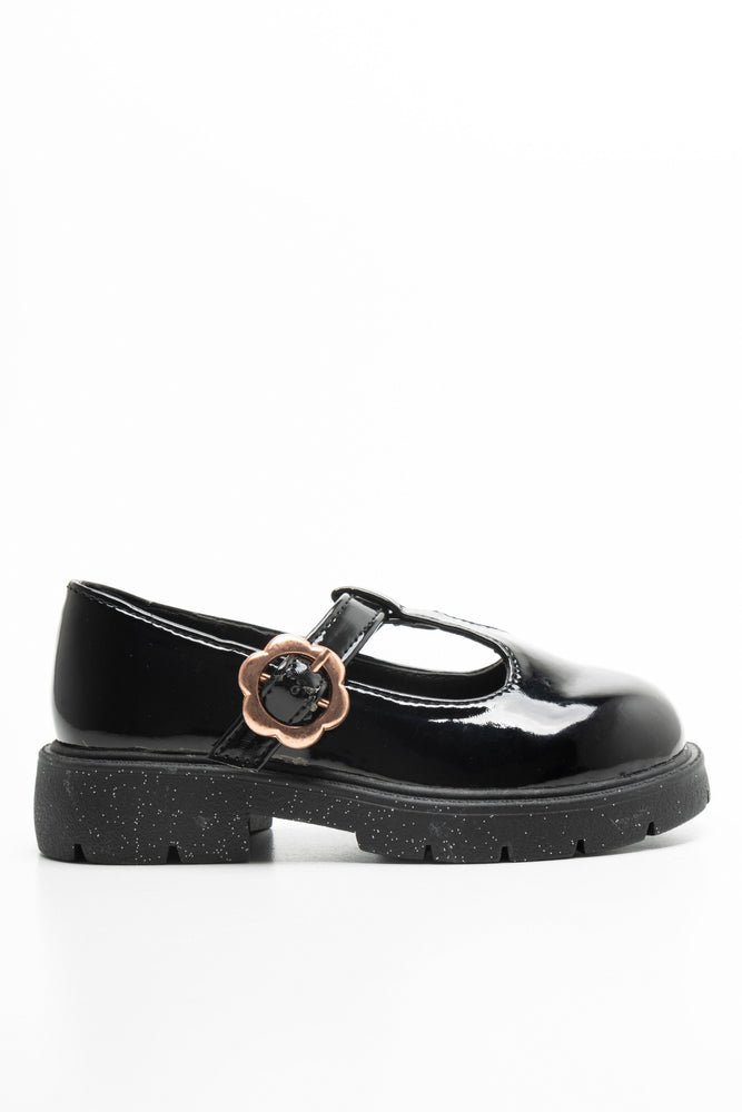 Glitter Sole Shoe Black (1)