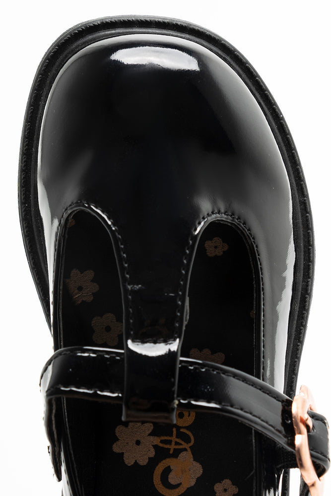 Glitter Sole Shoe Black (4)