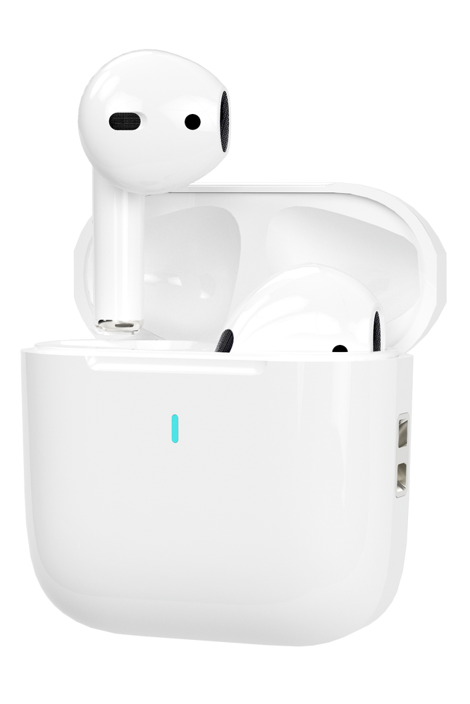 Rockitt Jet Stem 2 Bluetooth Earphones White (1)