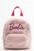 Barbie Fur Backpack Pink
