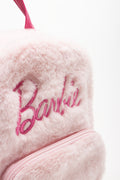Barbie Fur Backpack Pink (3)