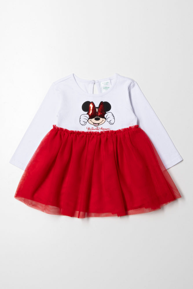 Minnie Mouse Dress White