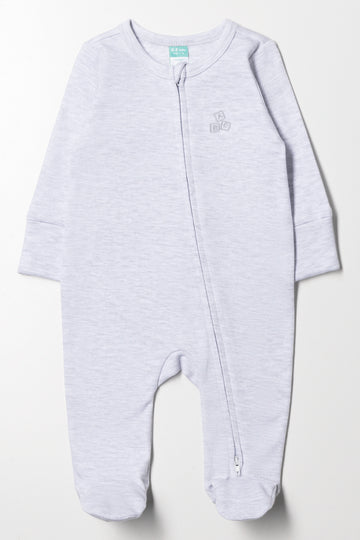 Interlock Babygrow Grey