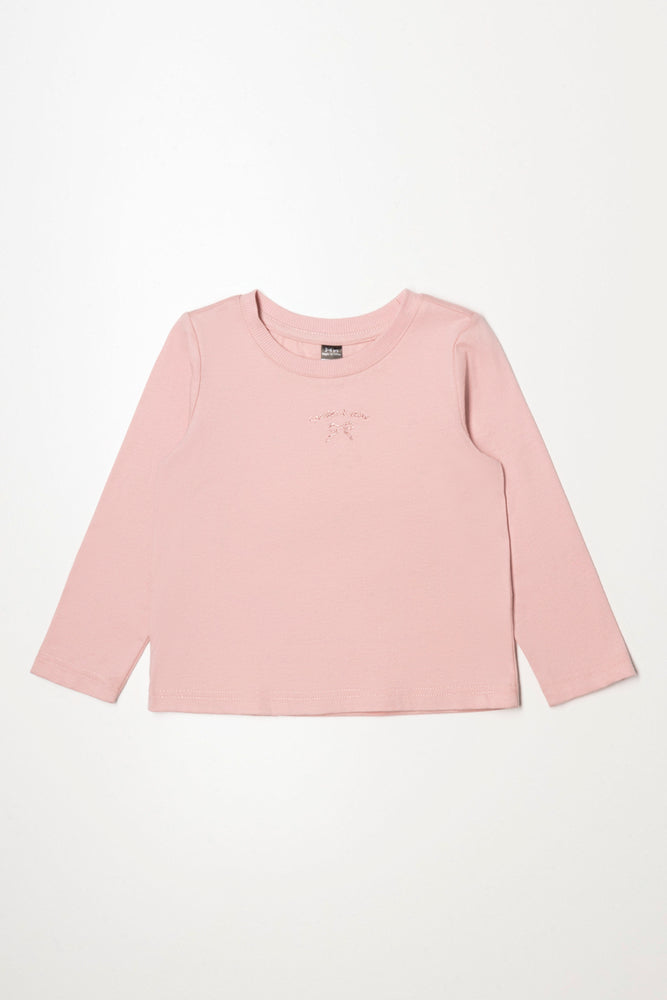 Long Sleeve T-Shirt Pink