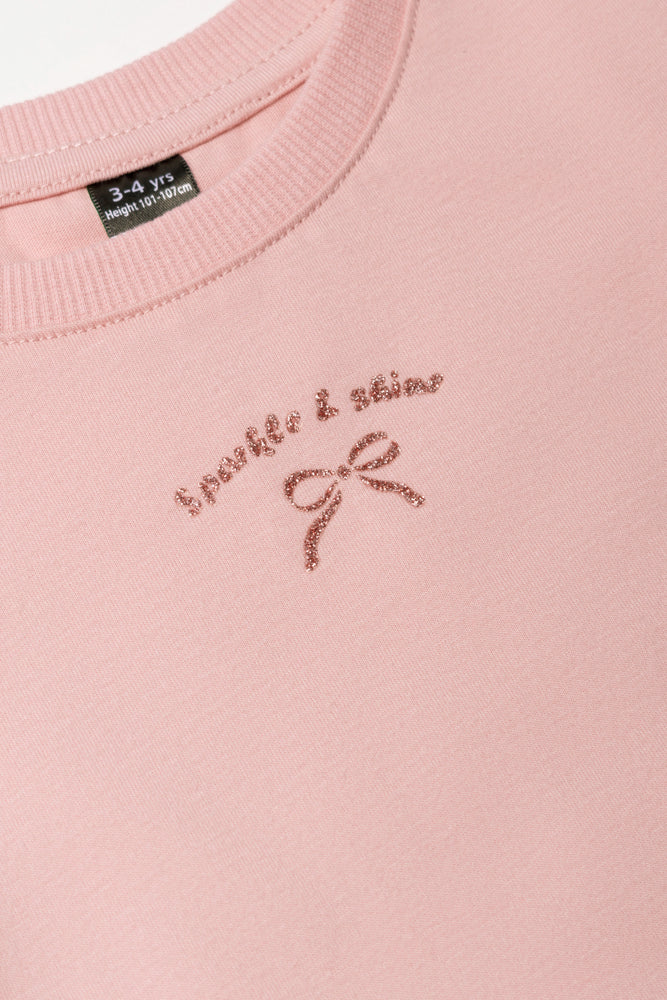 Long Sleeve T-Shirt Pink (1)