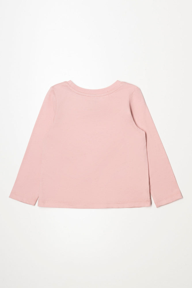 Long Sleeve T-Shirt Pink (2)