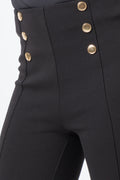 Legging With Gold Buttons Black (3)