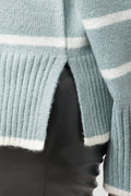 Stripe Jersey Light Green And White (3)