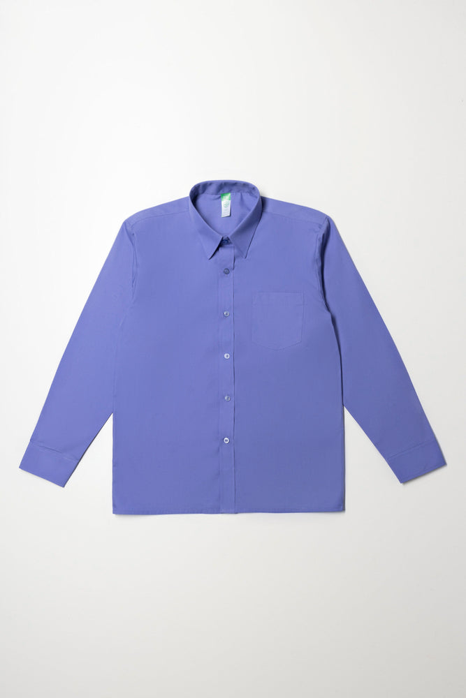 Primary School Long Sleeve Shirt Blue
