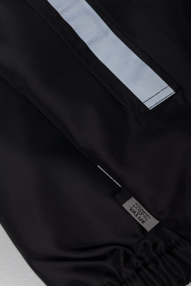 Reflective Rain Jacket Black