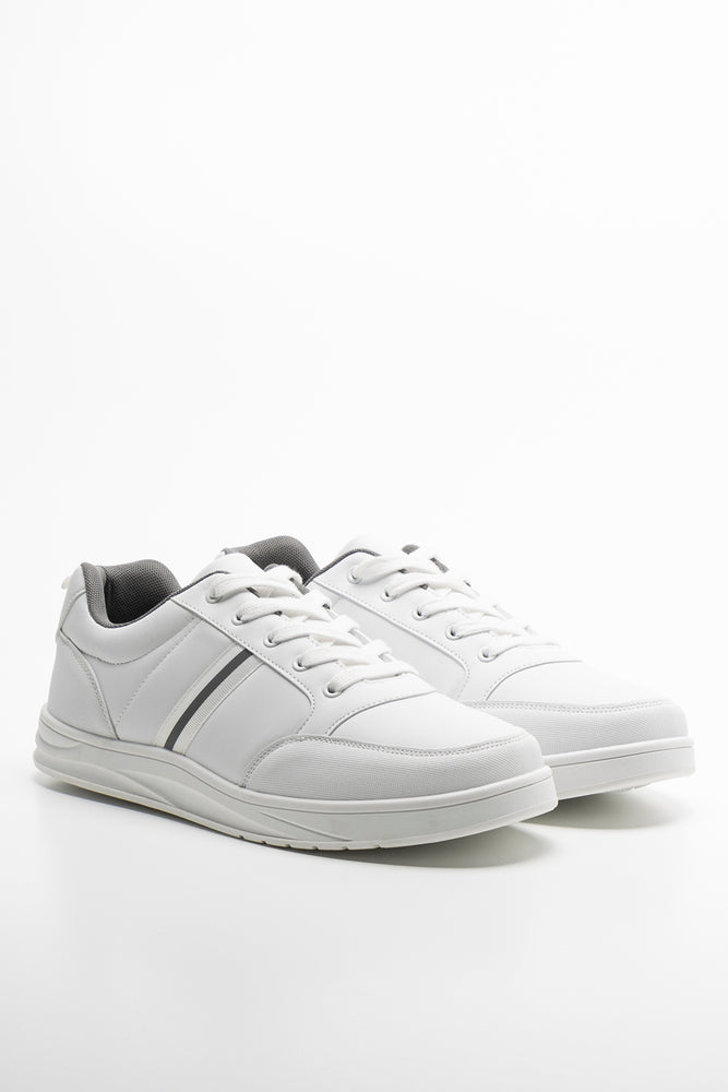 Lace Up Trainers White