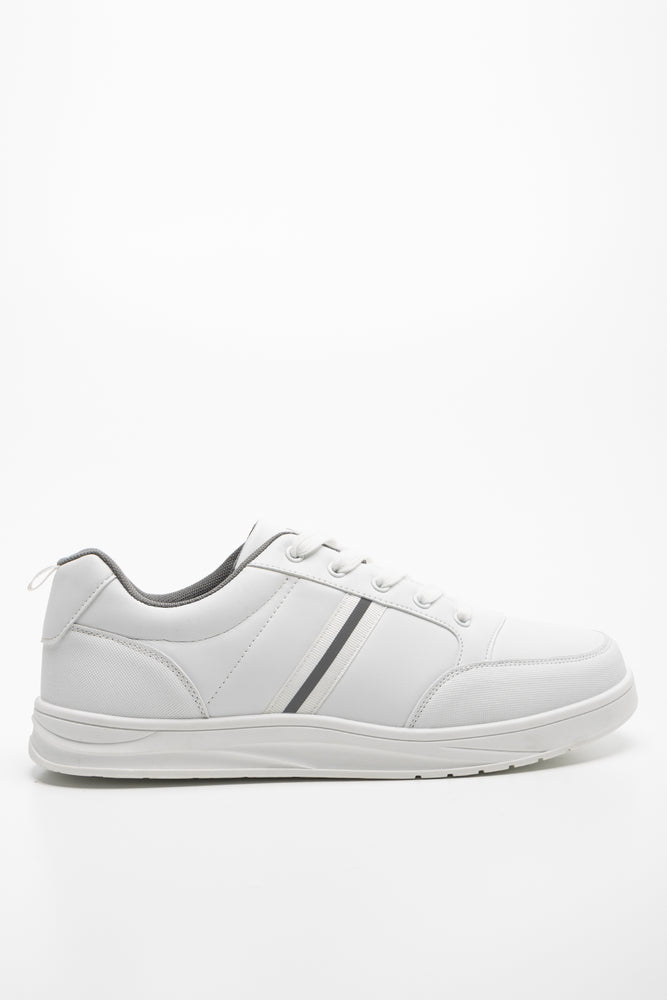 Lace Up Trainers White (1)