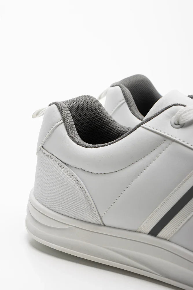 Lace Up Trainers White (3)