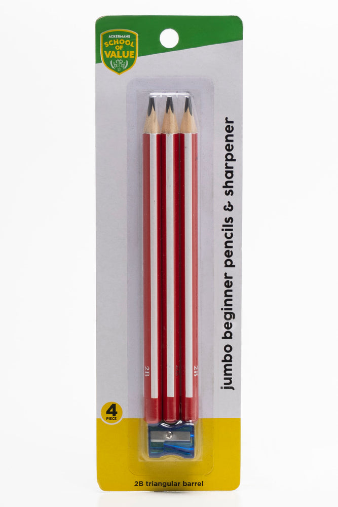 Beginners Triangular Pencil With Sharpener