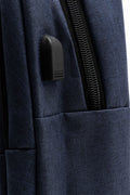 3 Divison Laptop USB Bag Dark Blue (3)