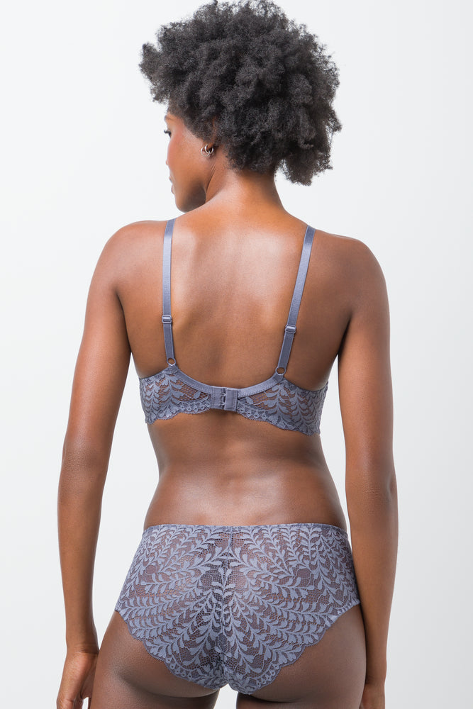 3 Pack Lace Boyleg Blue, Grey & Natural (3)
