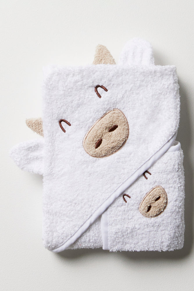 Hooded Towel Set White