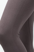 Rib Seamless Wide Waist Legging Dark Grey (4)