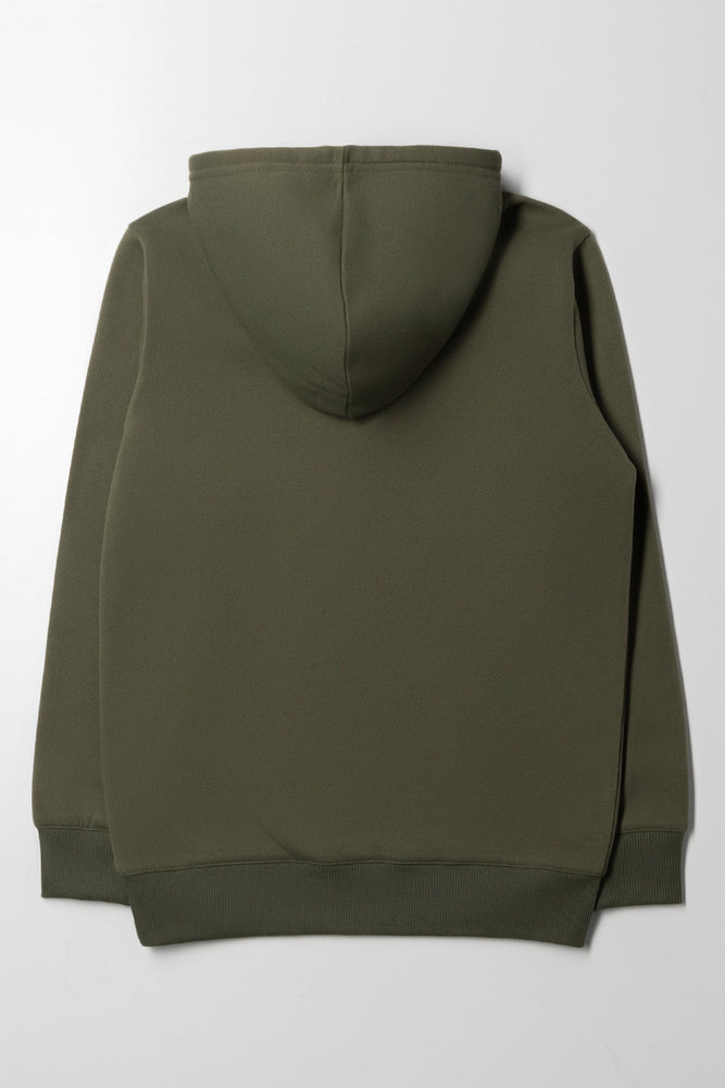 Explorer Hoodie Dark Green (2)