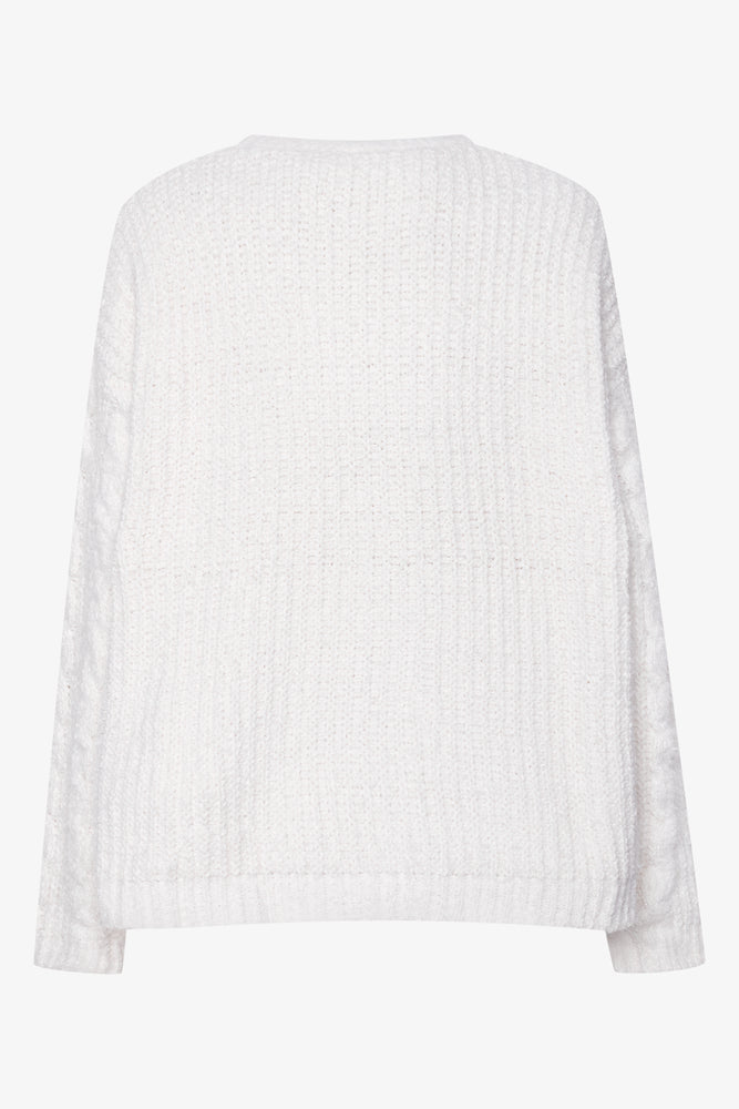 Diamante And Pearl Jersey Cream (1)