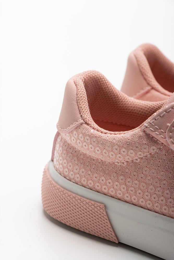 Sequin Sneaker Pink (3)