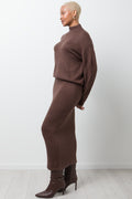 Lurex Jumper Brown (1)