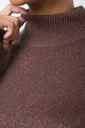 Lurex Jumper Brown (3)