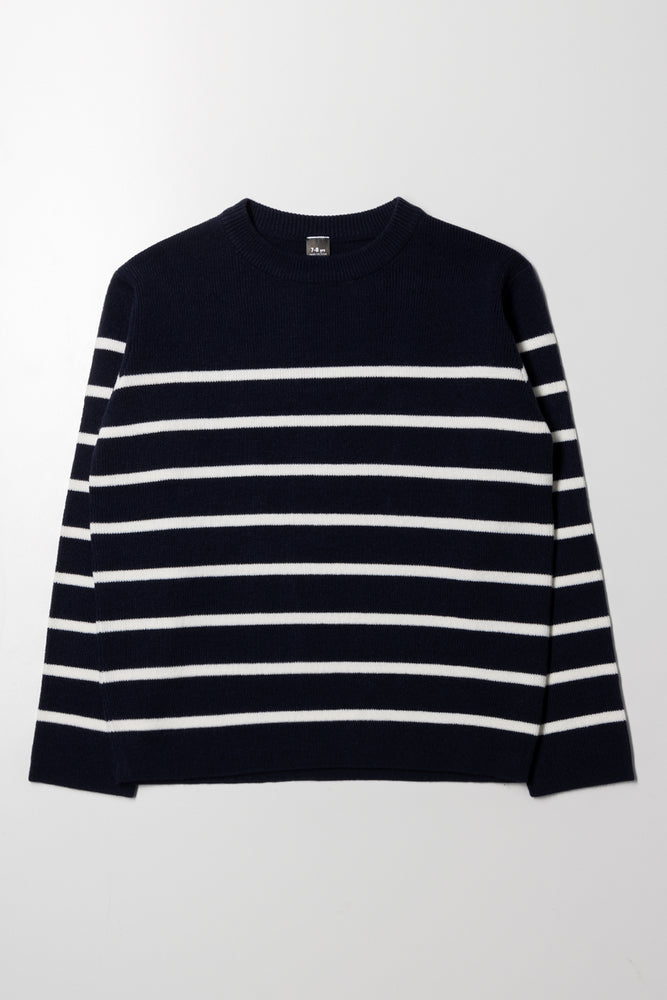 Stripe Jersey Navy