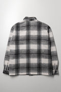 Melton Shacket Check White (3)