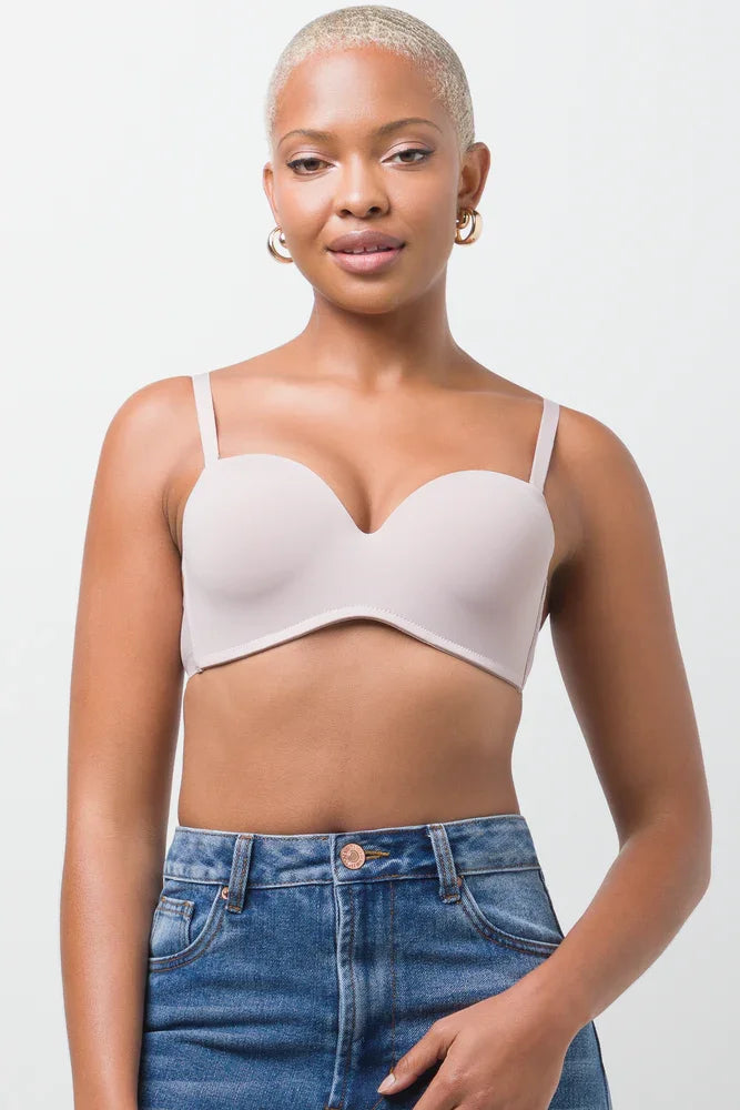 2 Pack Multiway Bonded Bras Small Black