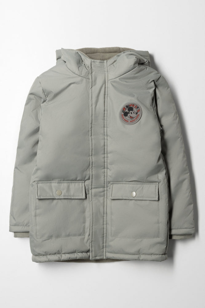 Mickey Mouse Parka Jacket Green