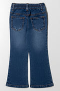 Flare Leg Denim Jeans Blue (2)