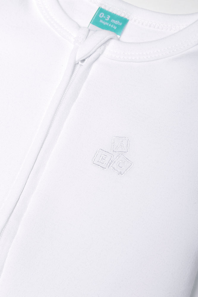 Interlock Babygrow White (3)