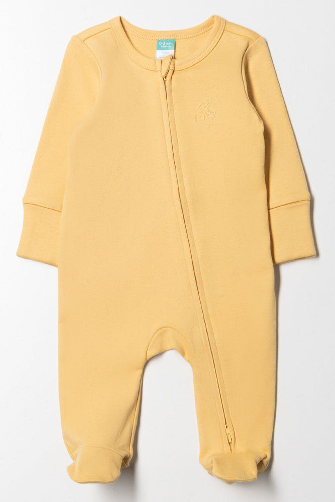 Interlock Babygrow Yellow (1)