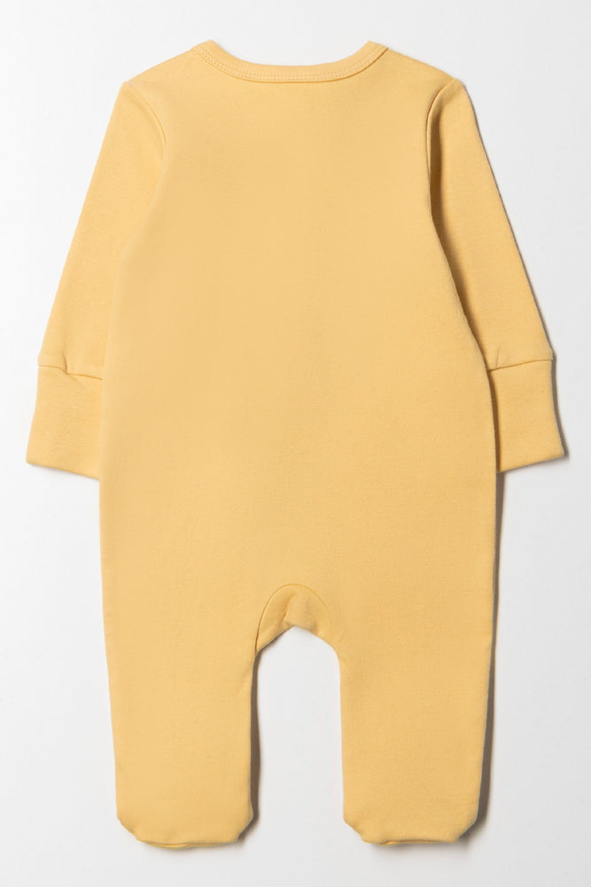 Interlock Babygrow Yellow (7)