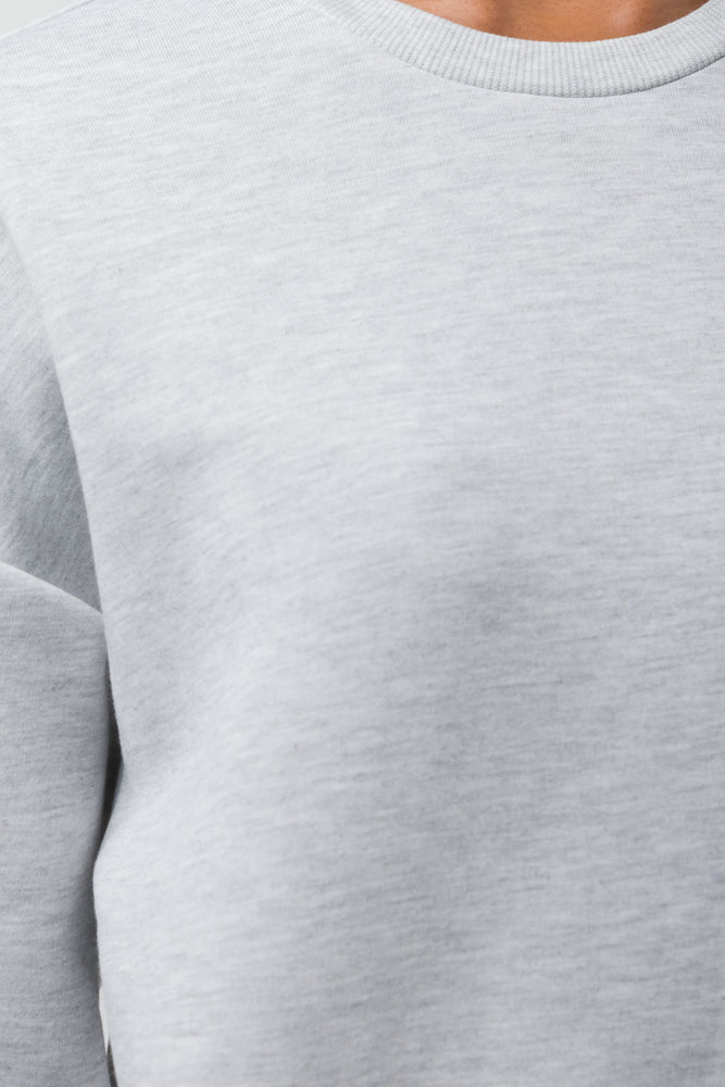 Fleece Crew Neck Grey (3)