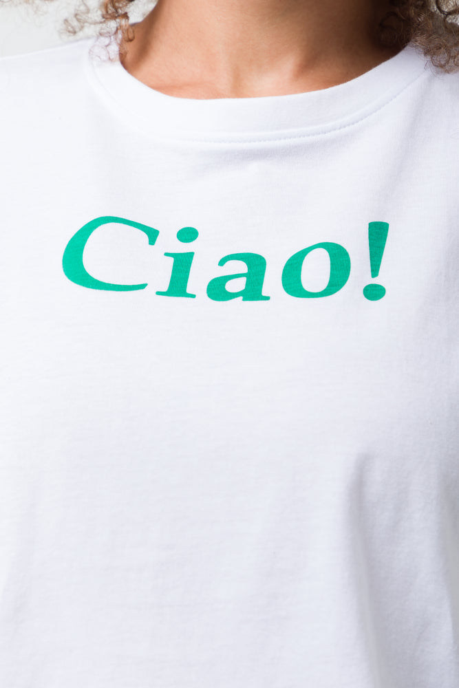 Ciao Short Sleeve T-Shirt White (3)