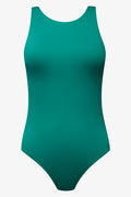 Matte Sleeveless Bodysuit Green