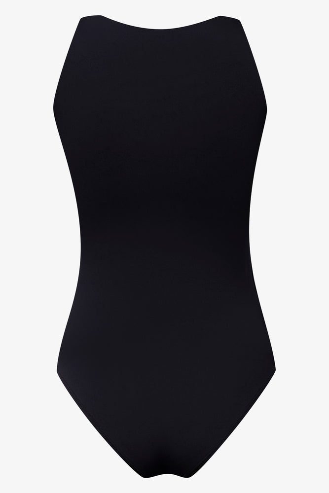 Matte Sleeveless Bodysuit Black