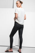 Coated Skinny Denim Jeans Black (2)