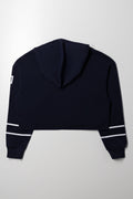 Cropped Hoodie Navy (2)