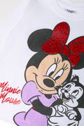 Minnie Mouse Long Sleeve T-Shirt White (1)
