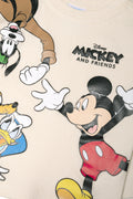 Mickey Mouse Long Sleeve T-Shirt Natural (1)