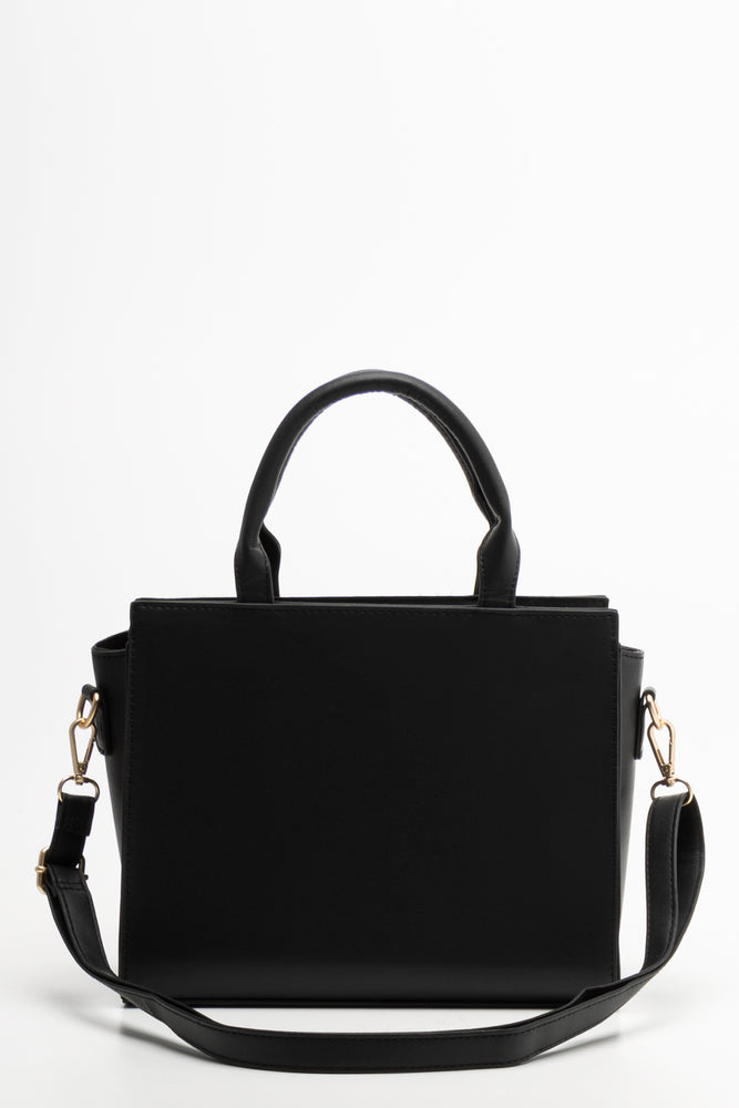 Mini Handbag With Gold Trim Black (2)