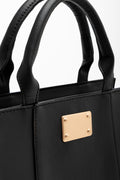 Mini Handbag With Gold Trim Black (3)