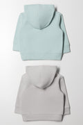 2 Pack Hoodies Light Green And Light Grey (3)