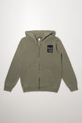 Zip Through Hooded Tracktop Green