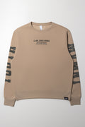 Crew Neck Tracktop Natural