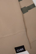 Crew Neck Tracktop Natural (2)